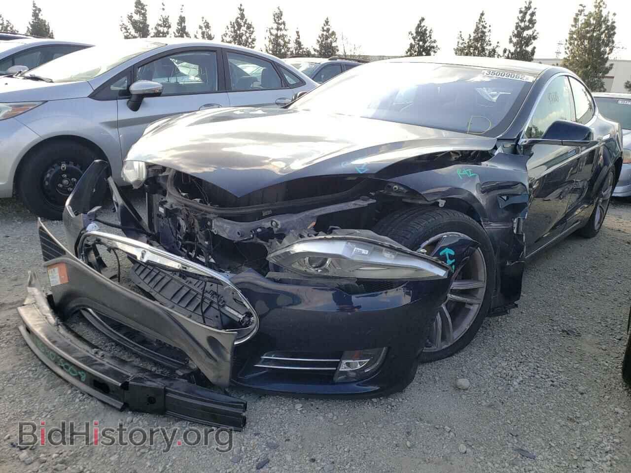 2014 TESLA MODEL S - VIN: 5YJSA1H13EFP61218 - Фото 2