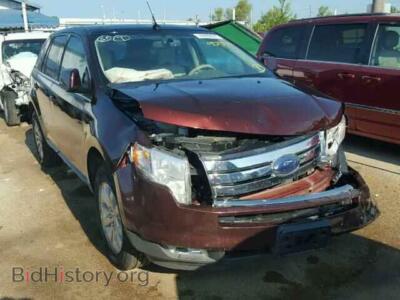2009 Ford EDGE Edge Limit, бордовый — VIN 2FMDK49C89BB01178, Copart