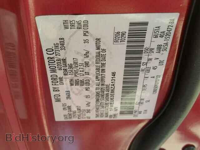 2006 FORD EXPLORER - VIN: 1FMEU63E86ZA13146 - Фото 10