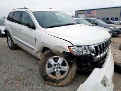 2011 Jeep CHEROKEE Grand Cher, white — VIN 1J4RR4GG2BC614843, Copart