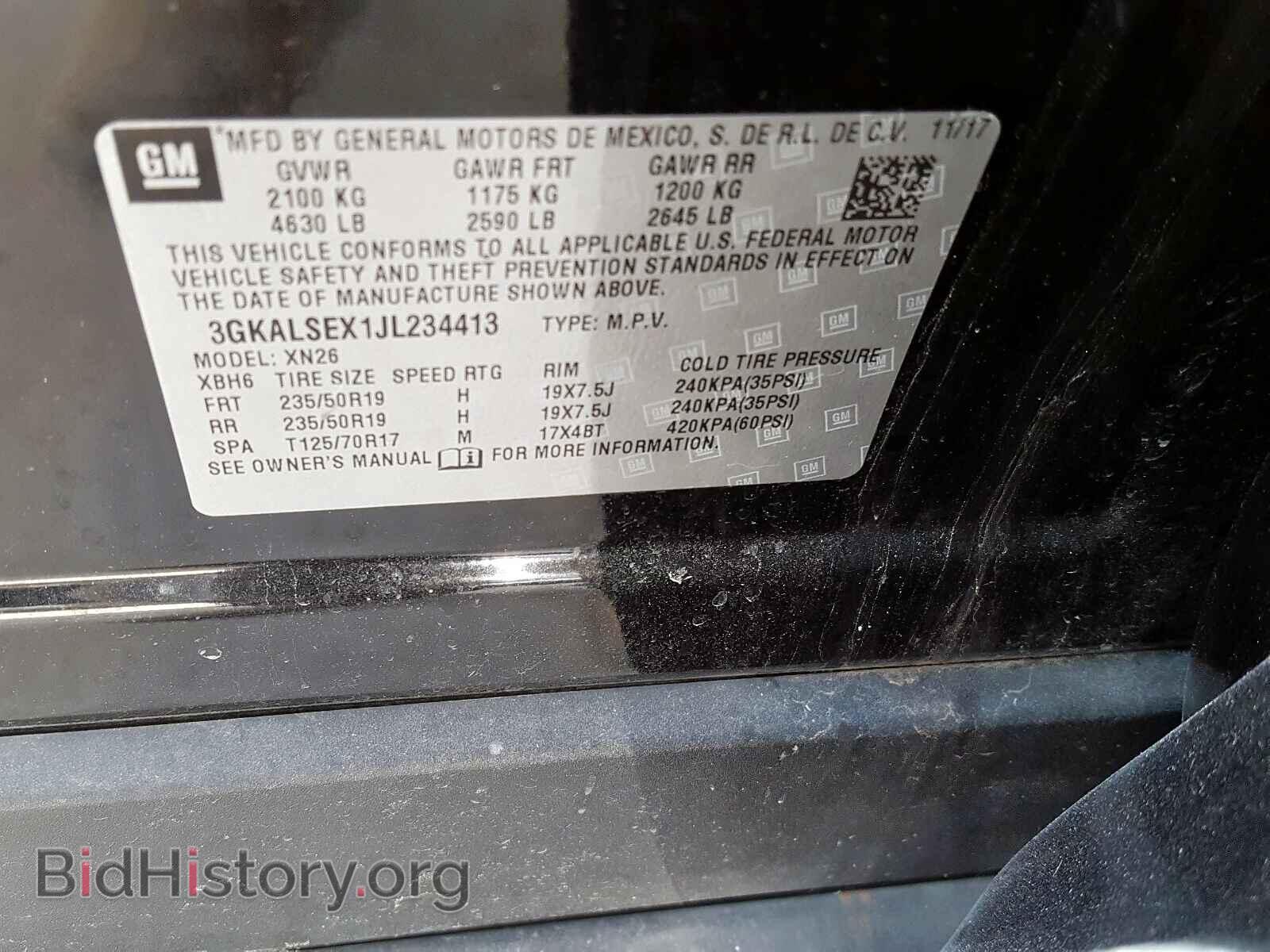 2018 GMC TERRAIN - VIN: 3GKALSEX1JL234413 - Photo 10