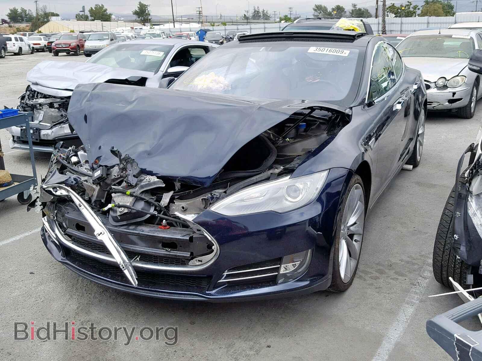 2013 TESLA MODEL S - VIN: 5YJSA1CPXDFP13225 - Фото 2