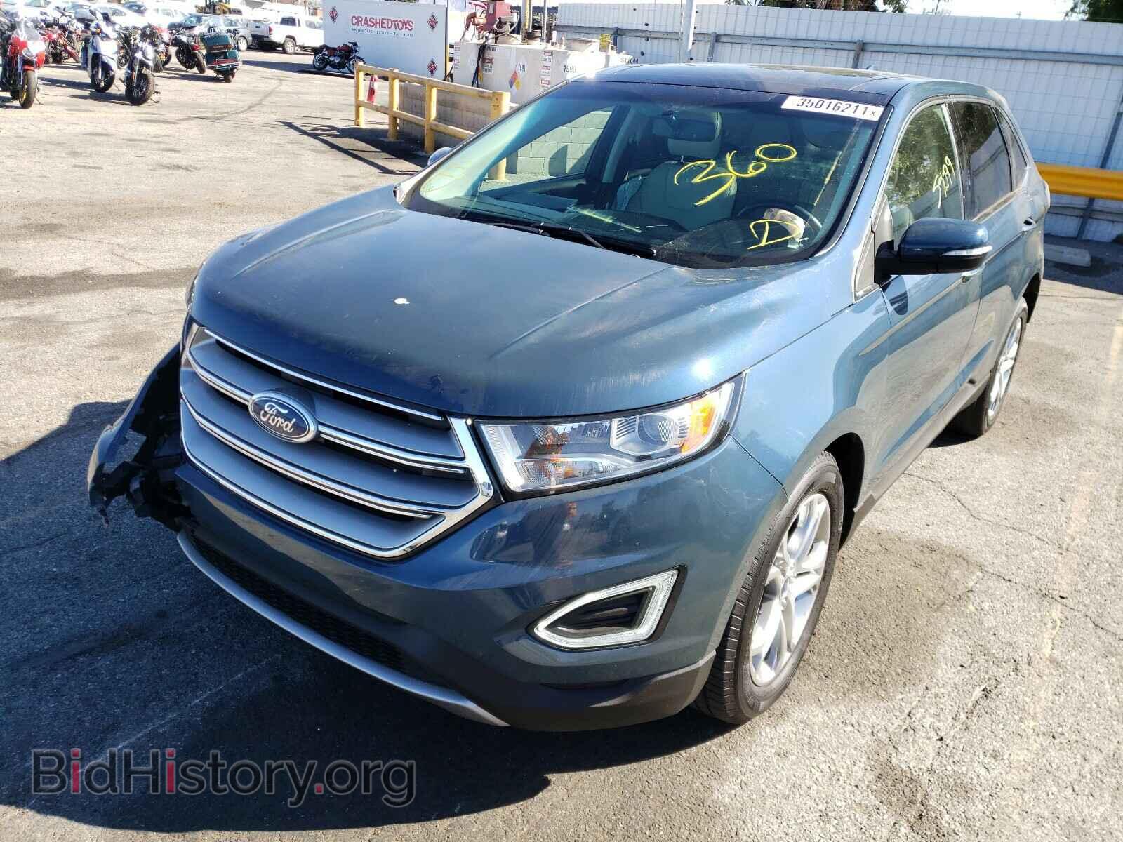 2016 FORD EDGE - VIN: 2FMPK3K82GBB12994 - Фото 2