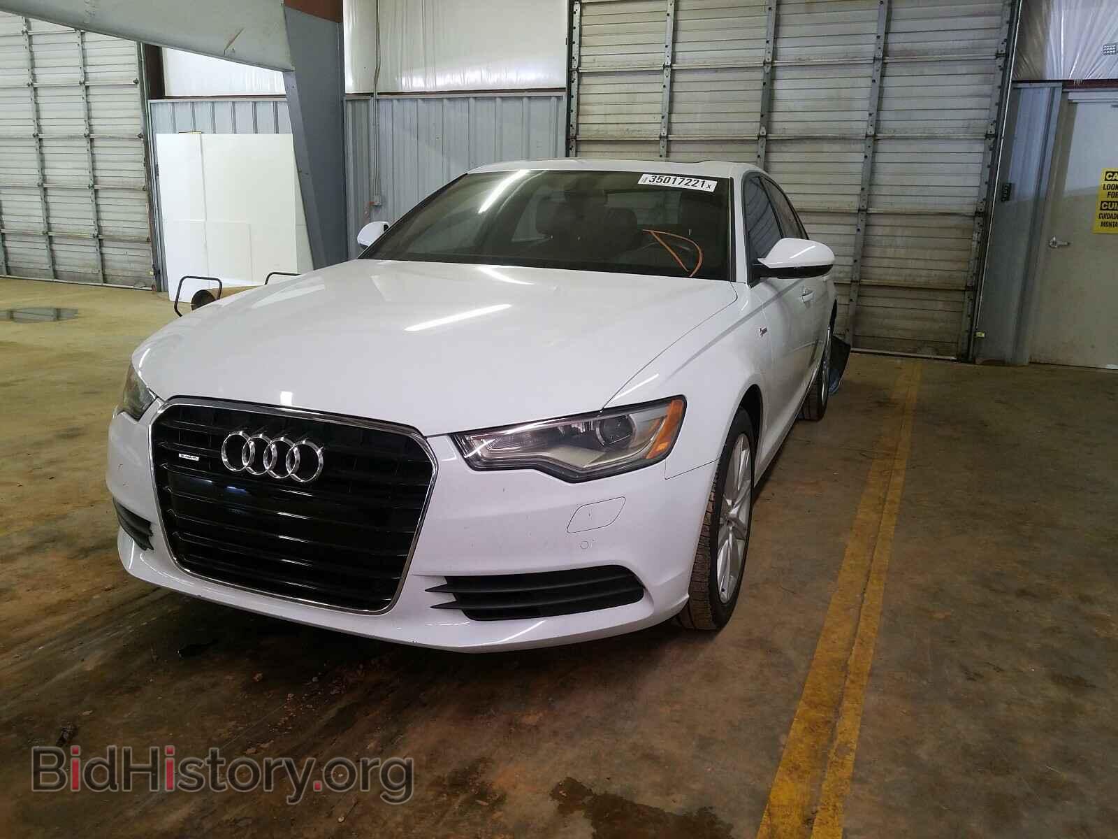 2013 AUDI A6 - VIN: WAUGGAFC1DN153929 - Фото 2