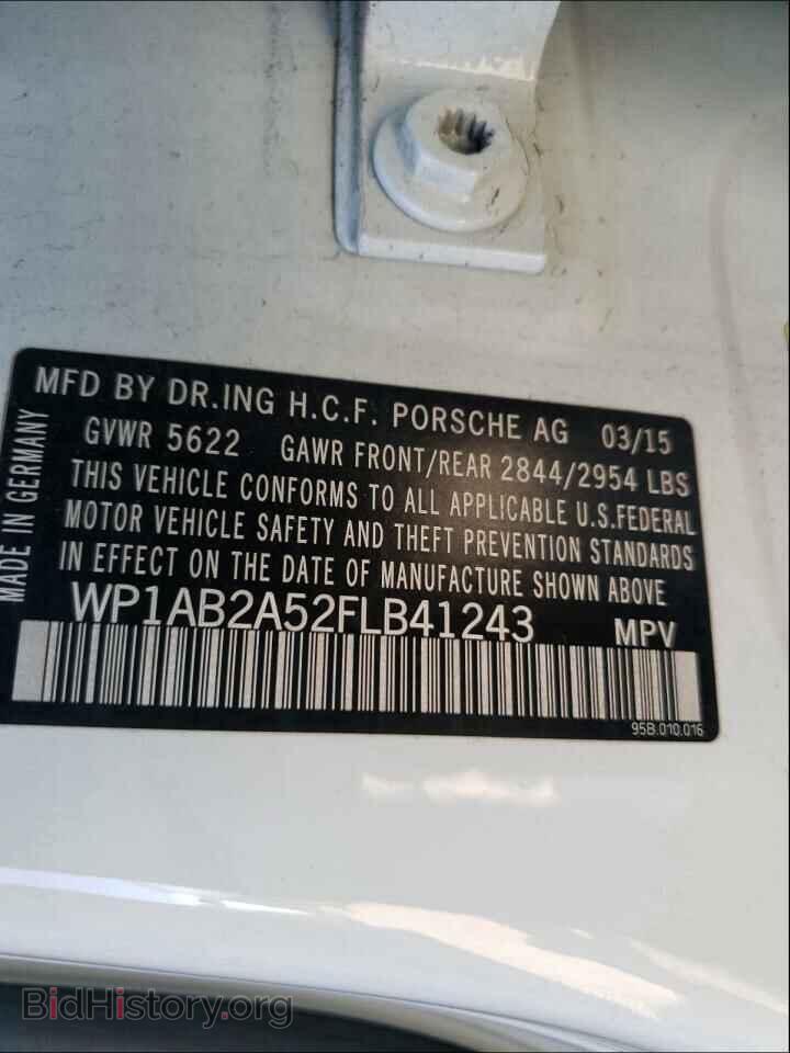 2015 PORSCHE MACAN - VIN: WP1AB2A52FLB41243 - Photo 10