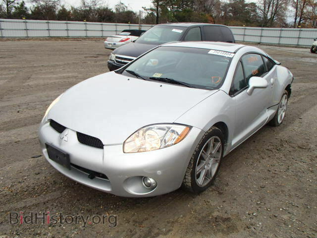 2006 MITSUBISHI ECLIPSE - VIN: 4A3AK34T36E003732 - Фото 2
