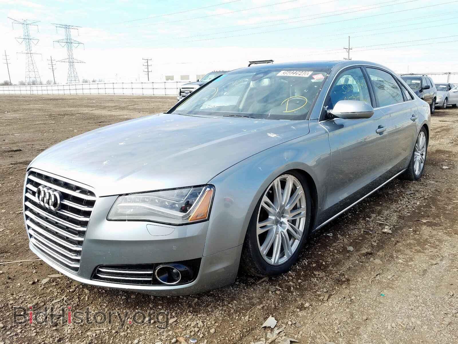 2013 AUDI A8 - VIN: WAURGAFD2DN000669 - Фото 2