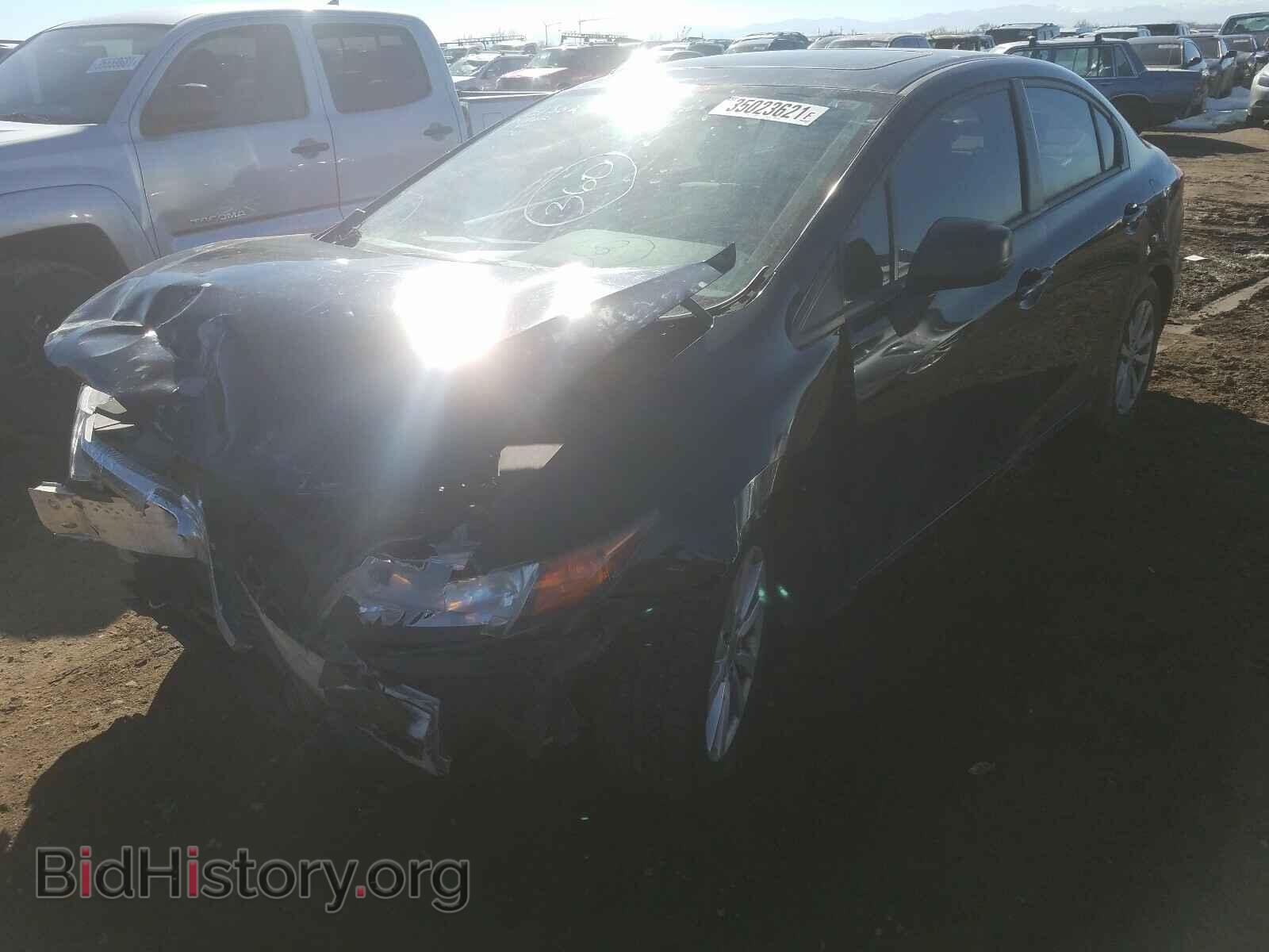 2012 HONDA CIVIC - VIN: 2HGFB2F82CH509764 - Фото 2