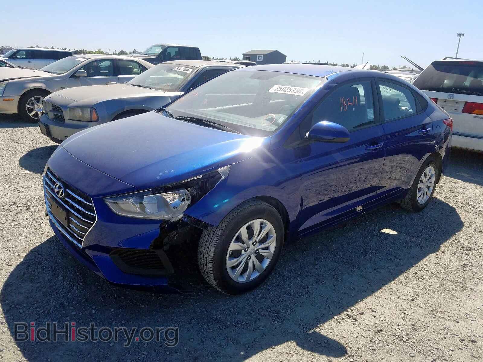 2019 HYUNDAI ACCENT - VIN: 3KPC24A36KE075805 - Фото 2