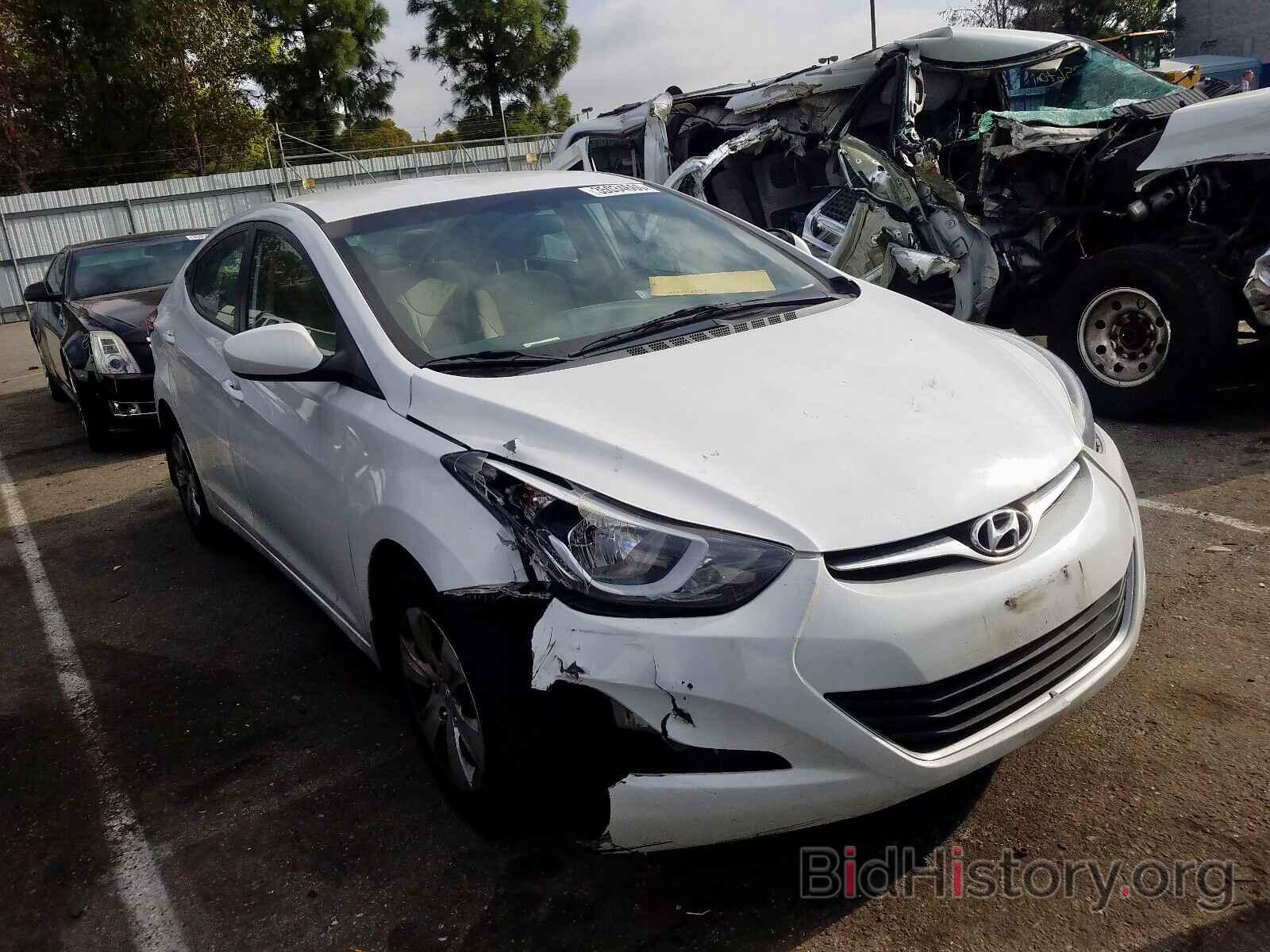 Фотография 5NPDH4AE2GH713815 - HYUNDAI ELANTRA 2016