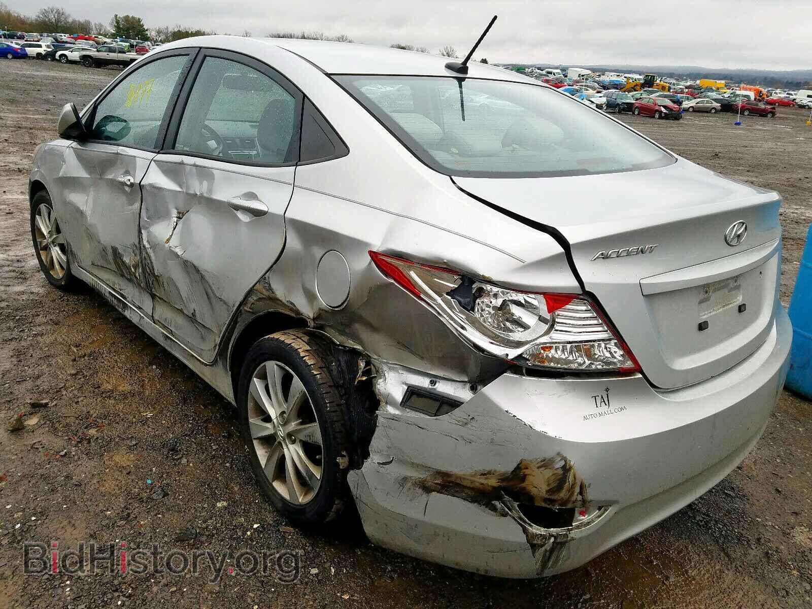 2012 HYUNDAI ACCENT - VIN: KMHCU4AE9CU035213 - Фото 3