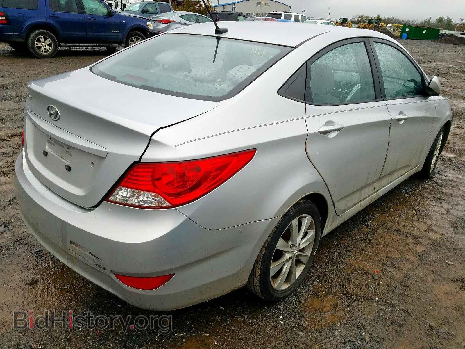 2012 HYUNDAI ACCENT - VIN: KMHCU4AE9CU035213 - Фото 4