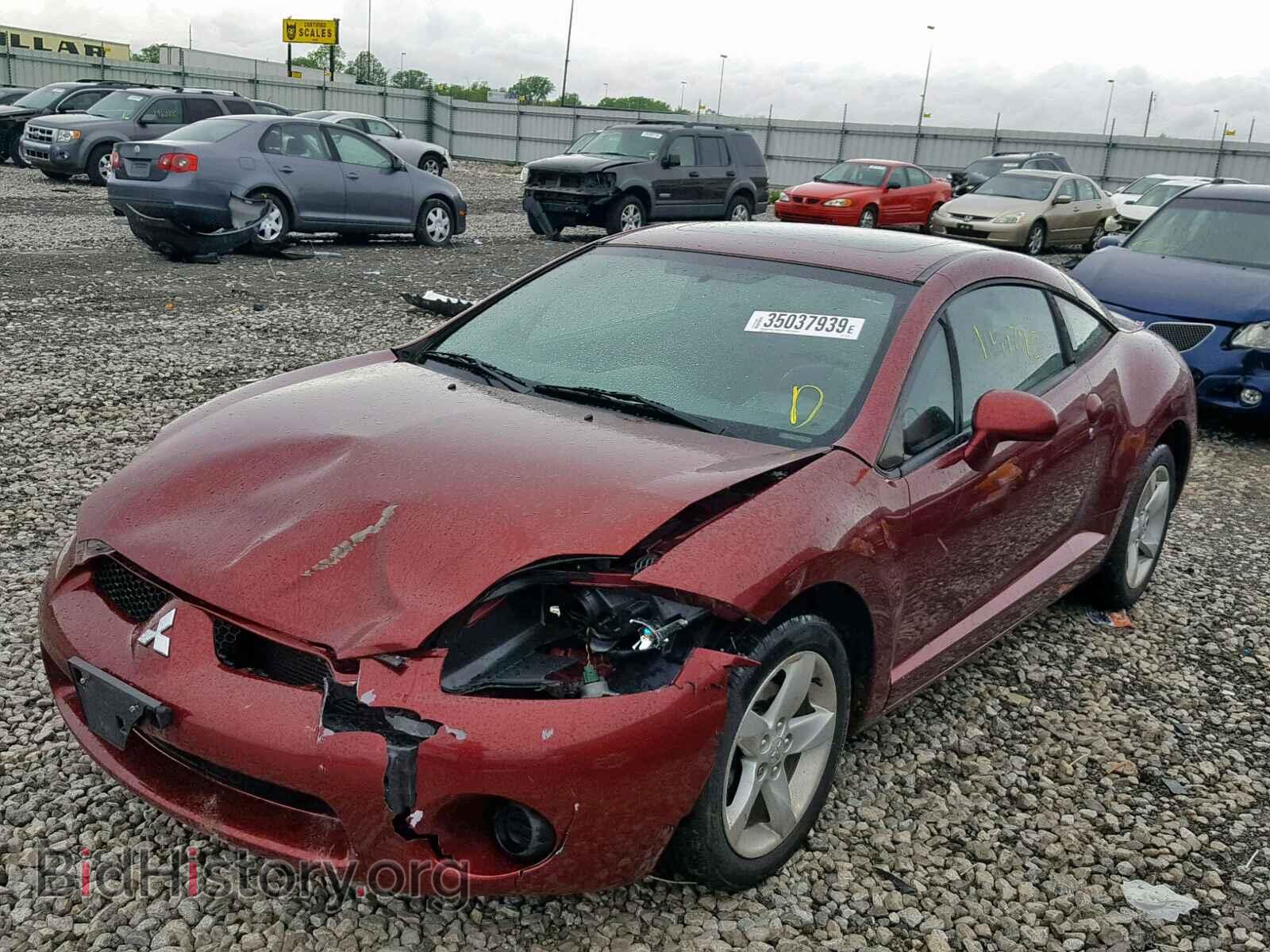 2007 MITSUBISHI ECLIPSE - VIN: 4A3AK24F07E051145 - Фото 2