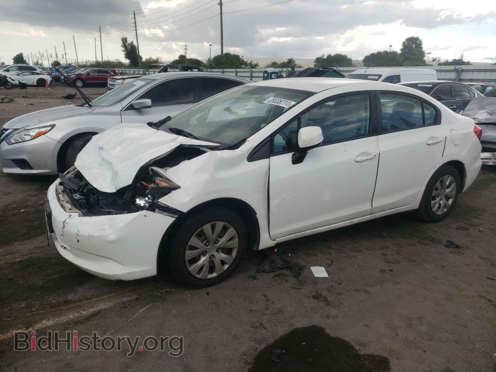 2012 HONDA CIVIC - VIN: 2HGFB2E55CH509216 - Фото 2
