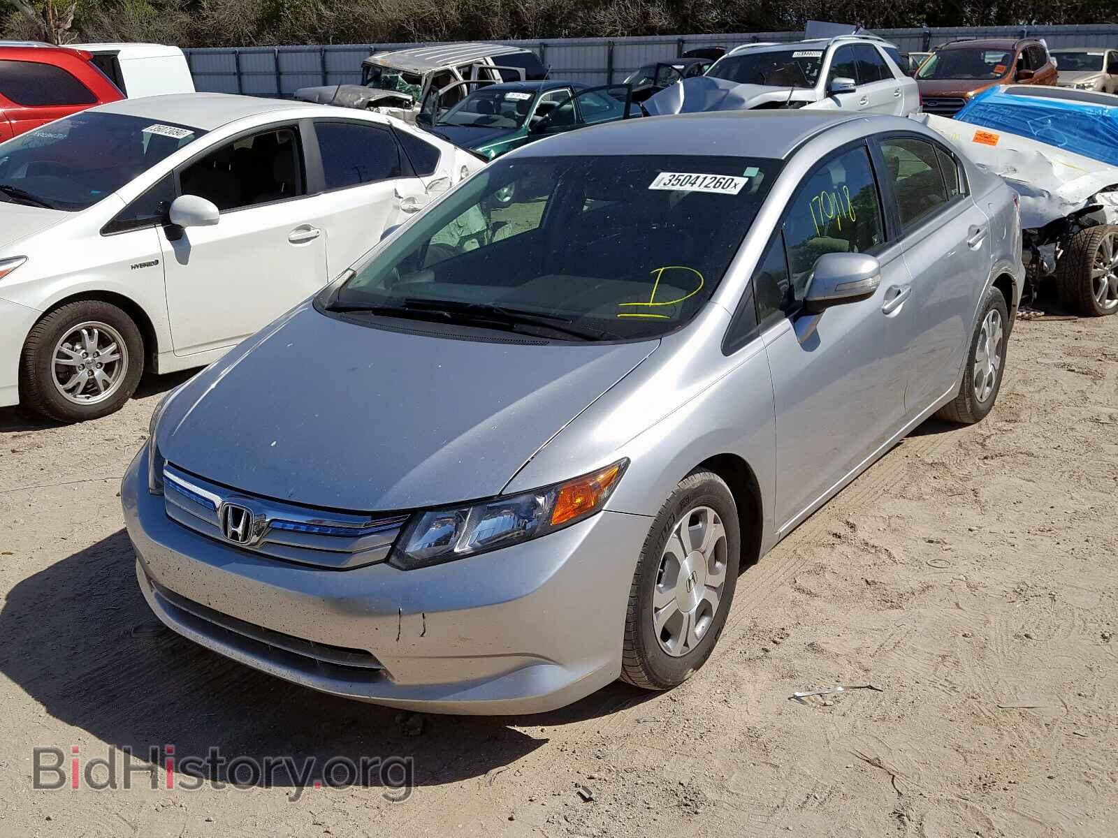 2012 HONDA CIVIC - VIN: JHMFB4F3XCS005842 - Фото 2