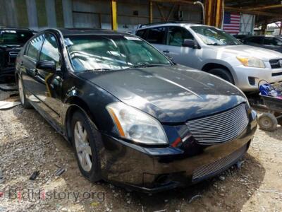 2007 Nissan MAXIMA Maxima SE, black — VIN 1N4BA41E87C812720, Copart