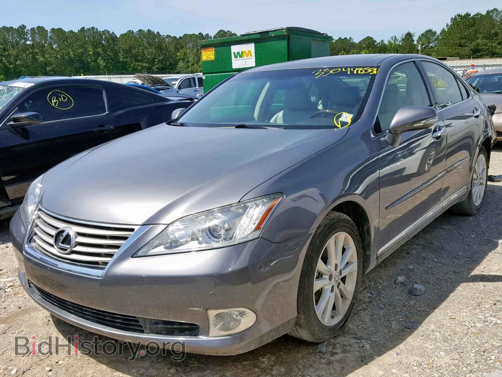 2012 LEXUS ES350 - VIN: JTHBK1EGXC2480277 - Фото 2