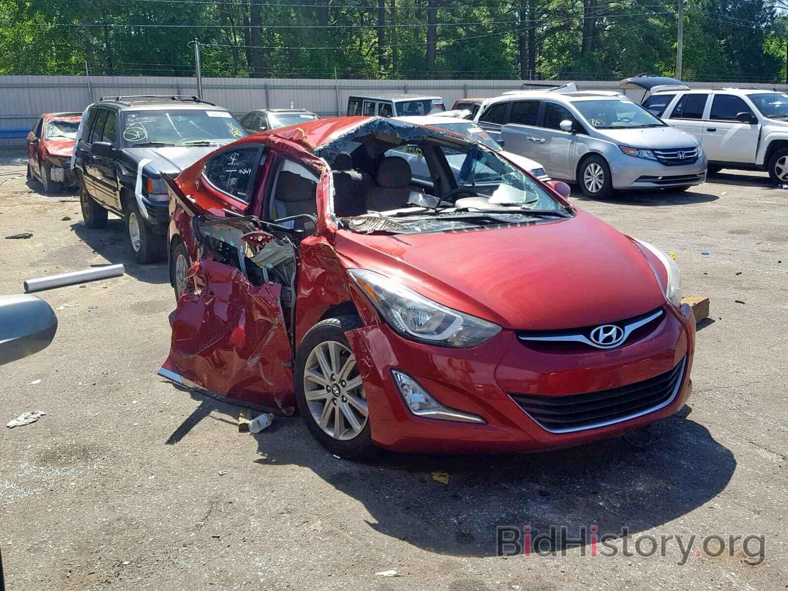 Photo 5NPDH4AE3EH461165 - HYUNDAI ELANTRA 2014