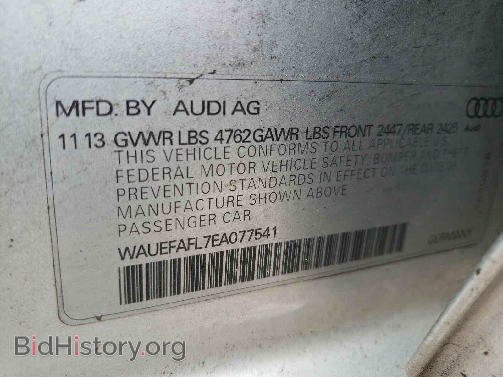 2014 AUDI A4 - VIN: WAUEFAFL7EA077541 - Photo 10