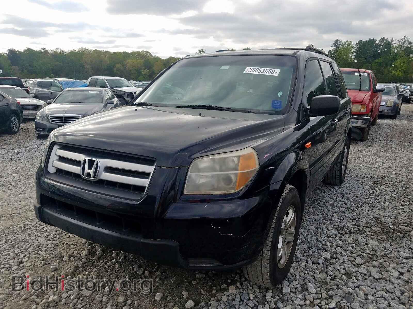 2006 HONDA PILOT - VIN: 5FNYF281X6B001449 - Фото 2