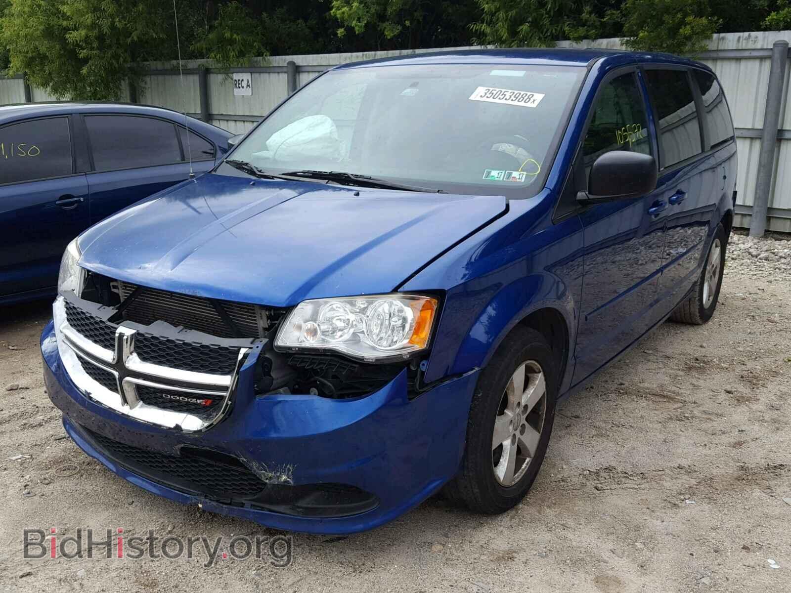 2013 DODGE CARAVAN - VIN: 2C4RDGBG7DR791833 - Фото 2