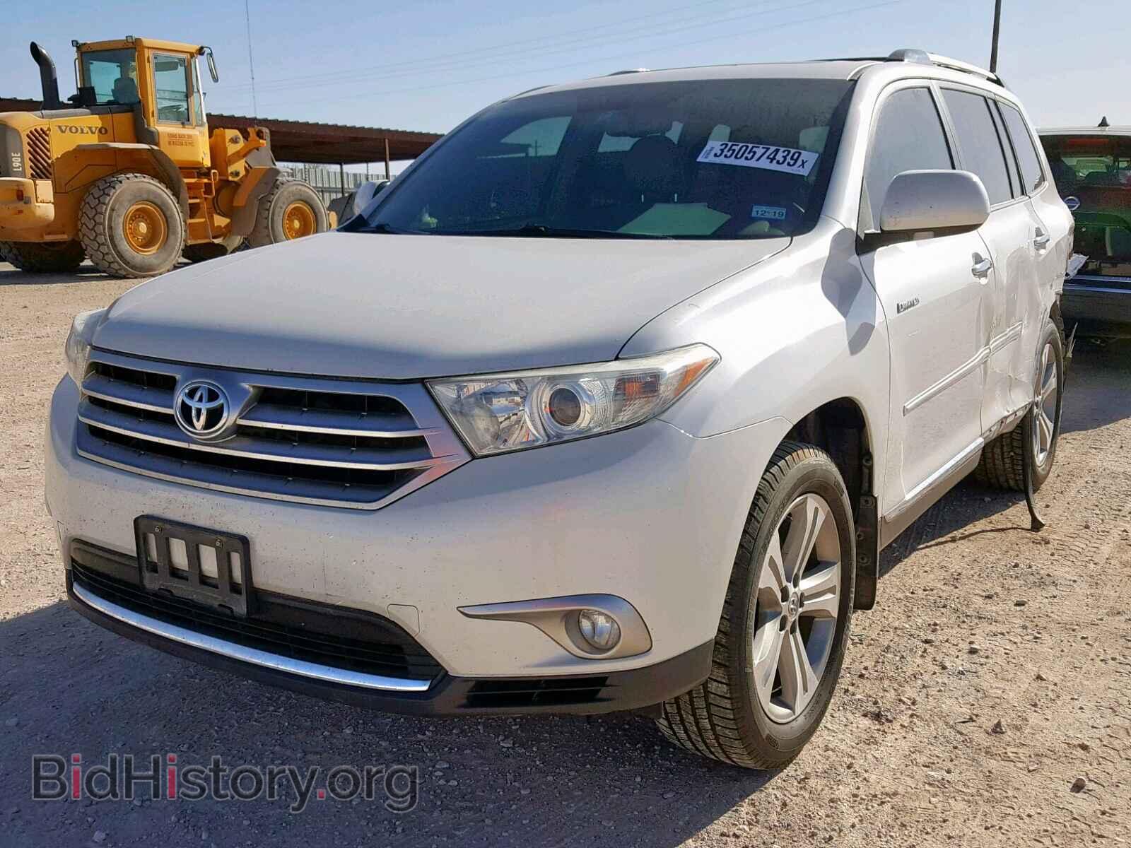2012 TOYOTA HIGHLANDER - VIN: 5TDDK3EH5CS173736 - Фото 2