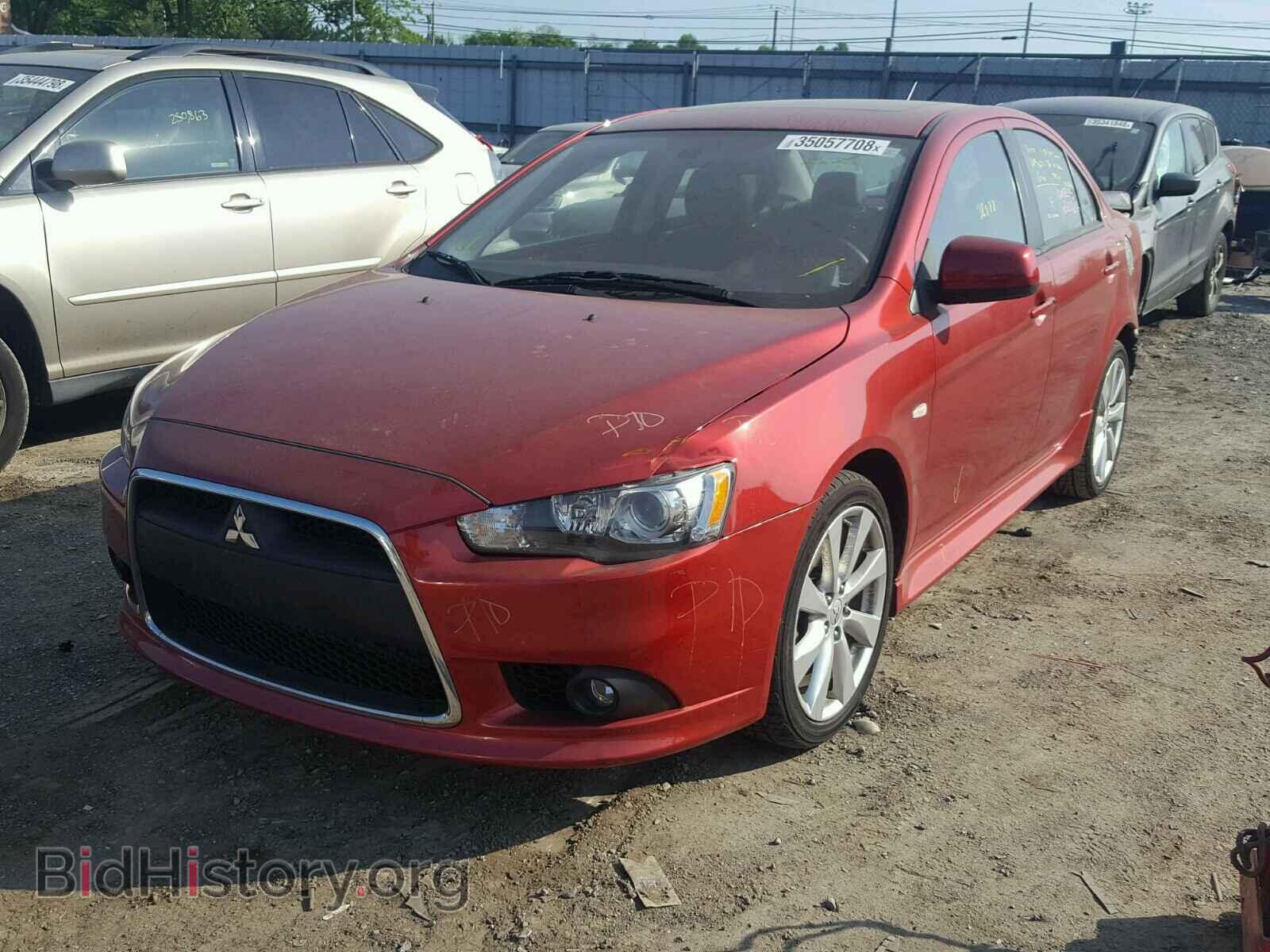 2014 MITSUBISHI LANCER - VIN: JA32U8FW3EU005392 - Фото 2