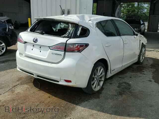 2013 Lexus CT 200 (VIN JTHKD5BH1D2161978) — фото 4 из 10
