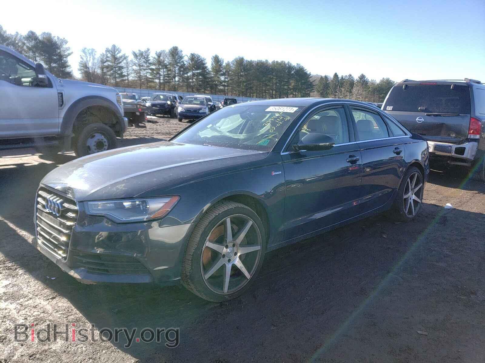 2013 AUDI A6 - VIN: WAUGGAFC8DN078095 - Фото 2