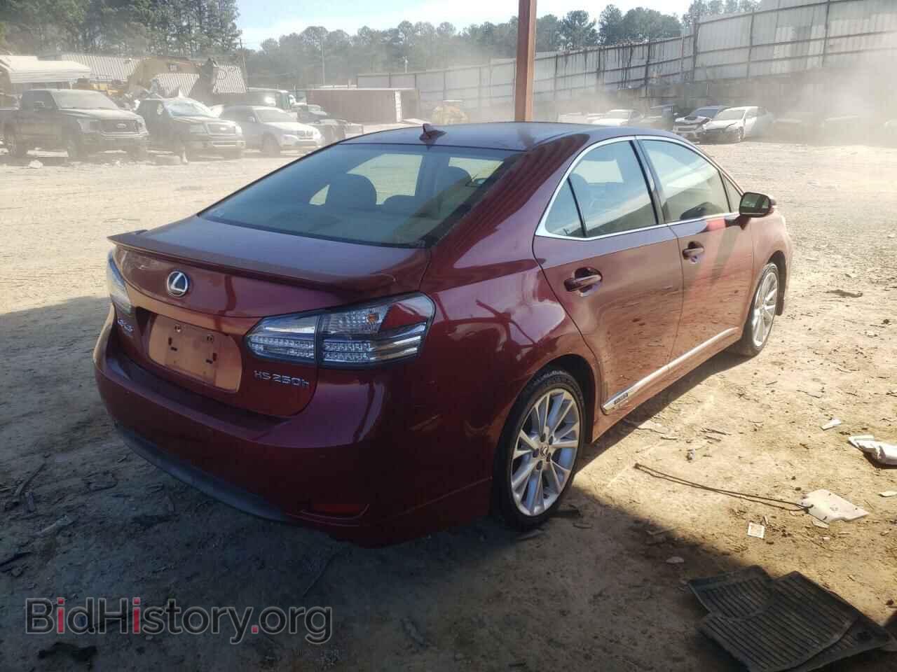 2010 LEXUS HS - VIN: JTHBB1BA8A2038109 - Фото 4