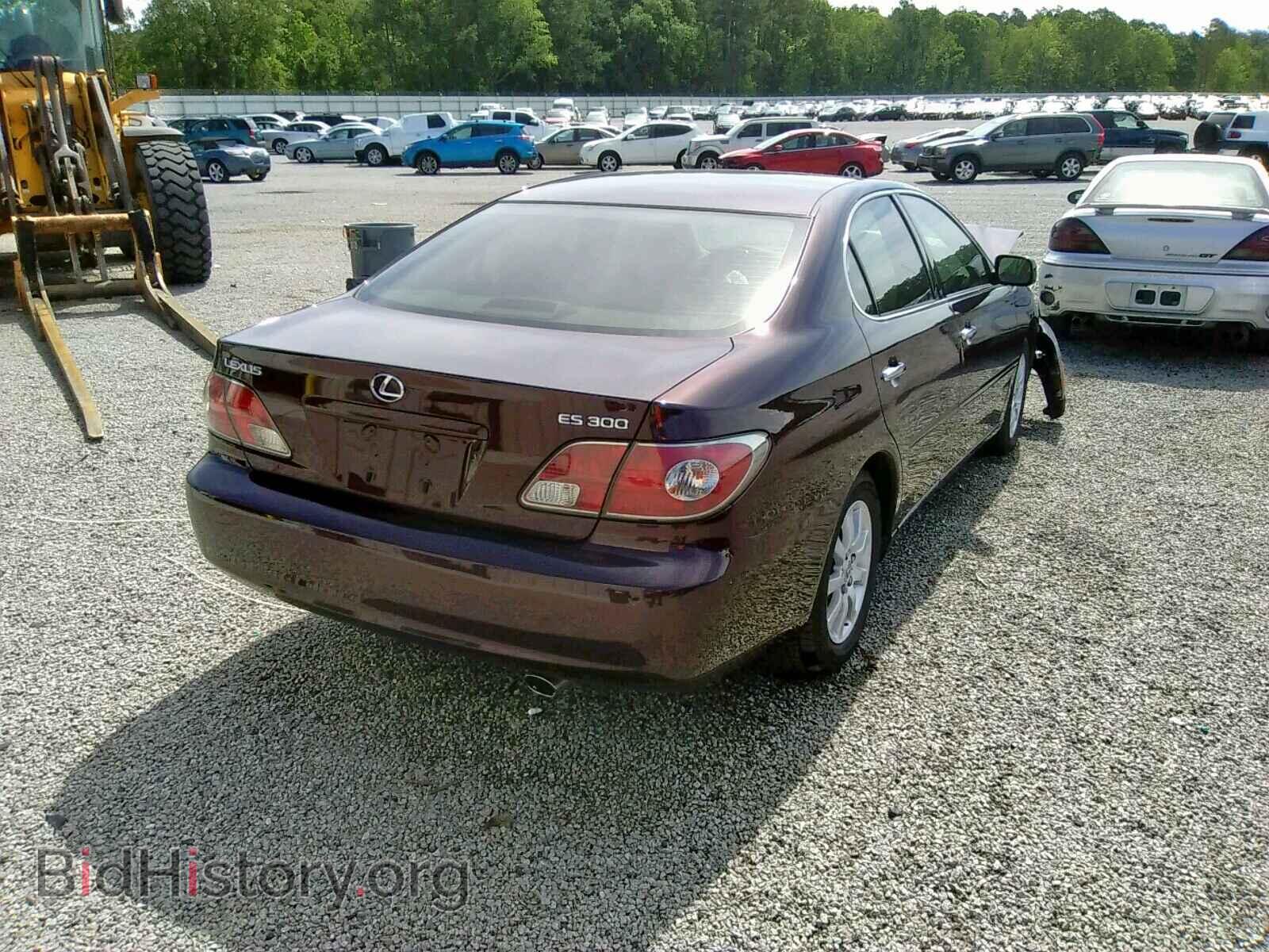 2003 LEXUS ES300 - VIN: JTHBF30G630105389 - Фото 4