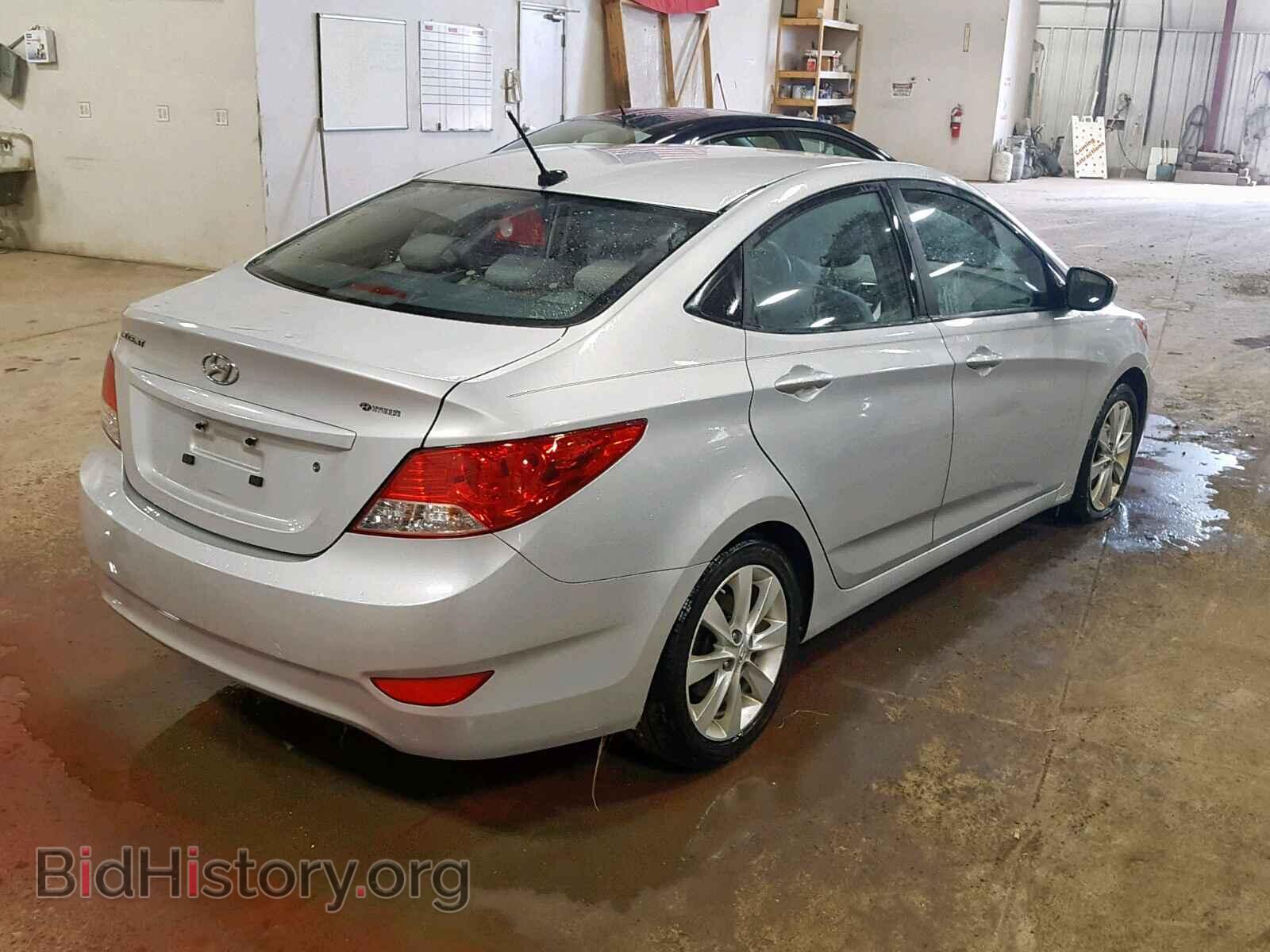 2014 HYUNDAI ACCENT - VIN: KMHCU4AE4EU595367 - Фото 4