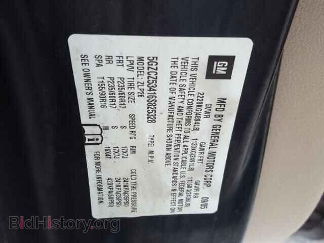 2006 SATURN VUE - VIN: 5GZCZ53416S825328 - Фото 10