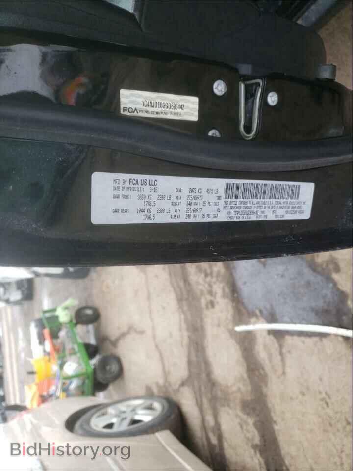 2016 JEEP COMPASS - VIN: 1C4NJDEB3GD696442 - Фото 10