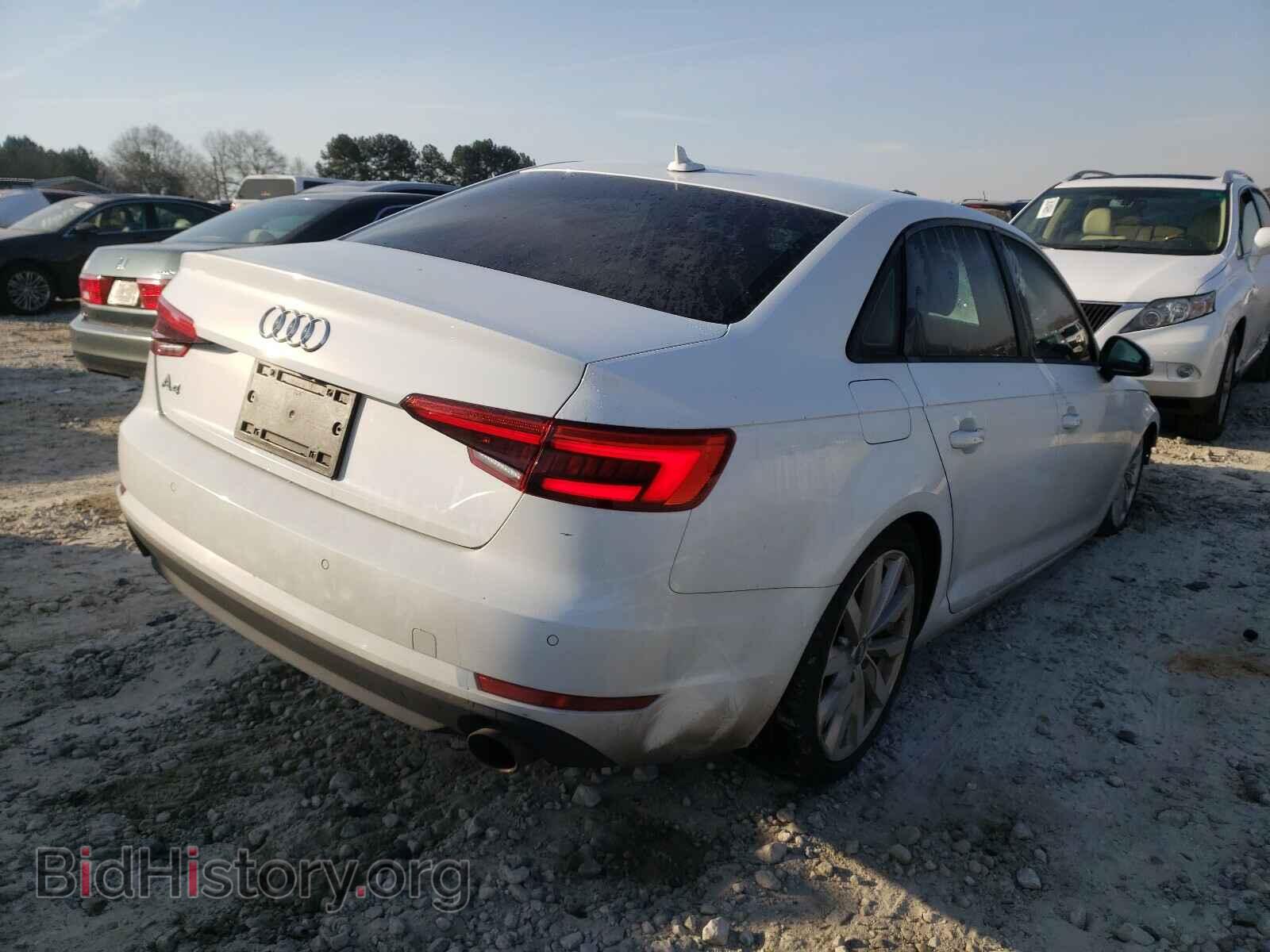 2017 AUDI A4 - VIN: WAUGNAF43HN019024 - Фото 4