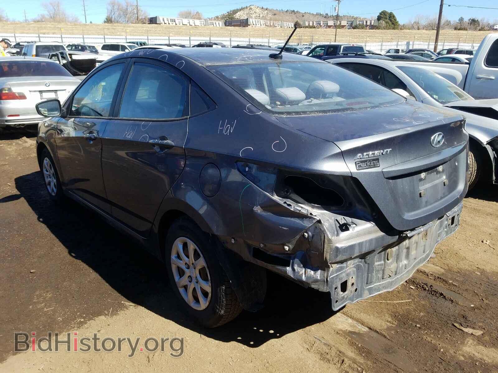2013 HYUNDAI ACCENT - VIN: KMHCT4AE8DU348337 - Фото 3