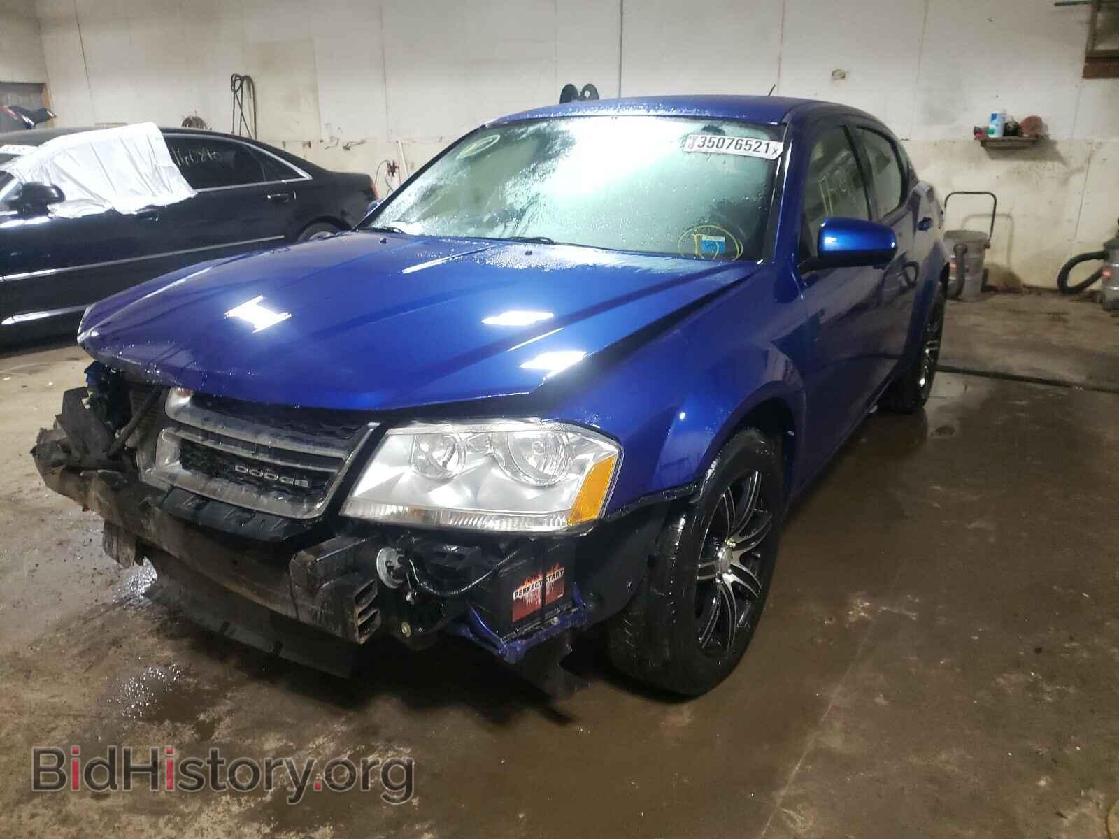 2012 DODGE AVENGER - VIN: 1C3CDZCB9CN148341 - Фото 2