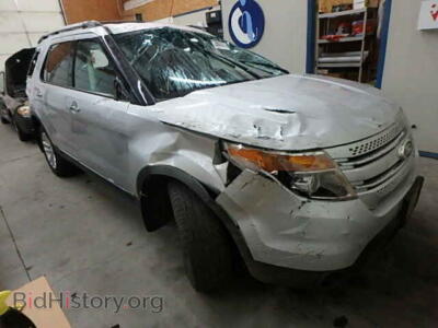2013 Ford EXPLORER Explorer X, silver — VIN 1FM5K8D84DGB70921, Copart