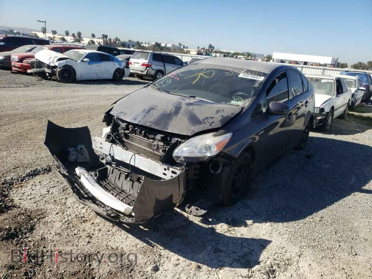 2014 TOYOTA PRIUS - VIN: JTDKN3DU2E1763406 - Фото 2