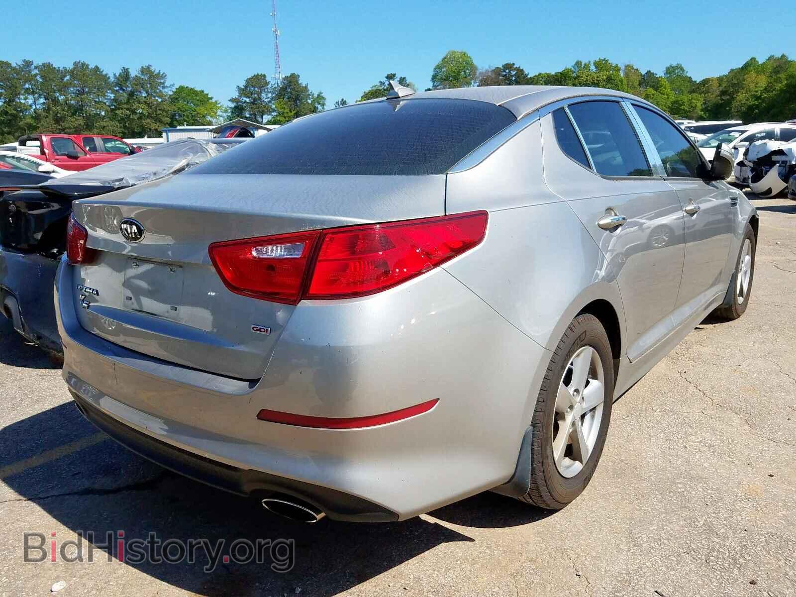 2015 KIA OPTIMA - VIN: 5XXGM4A7XFG374323 - Фото 4
