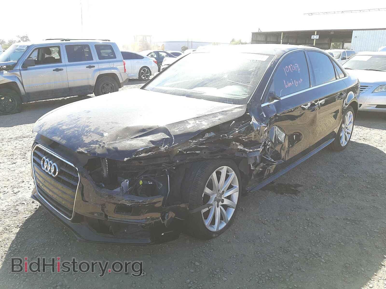 2014 AUDI A4 - VIN: WAUAFAFL7EN015306 - Фото 2