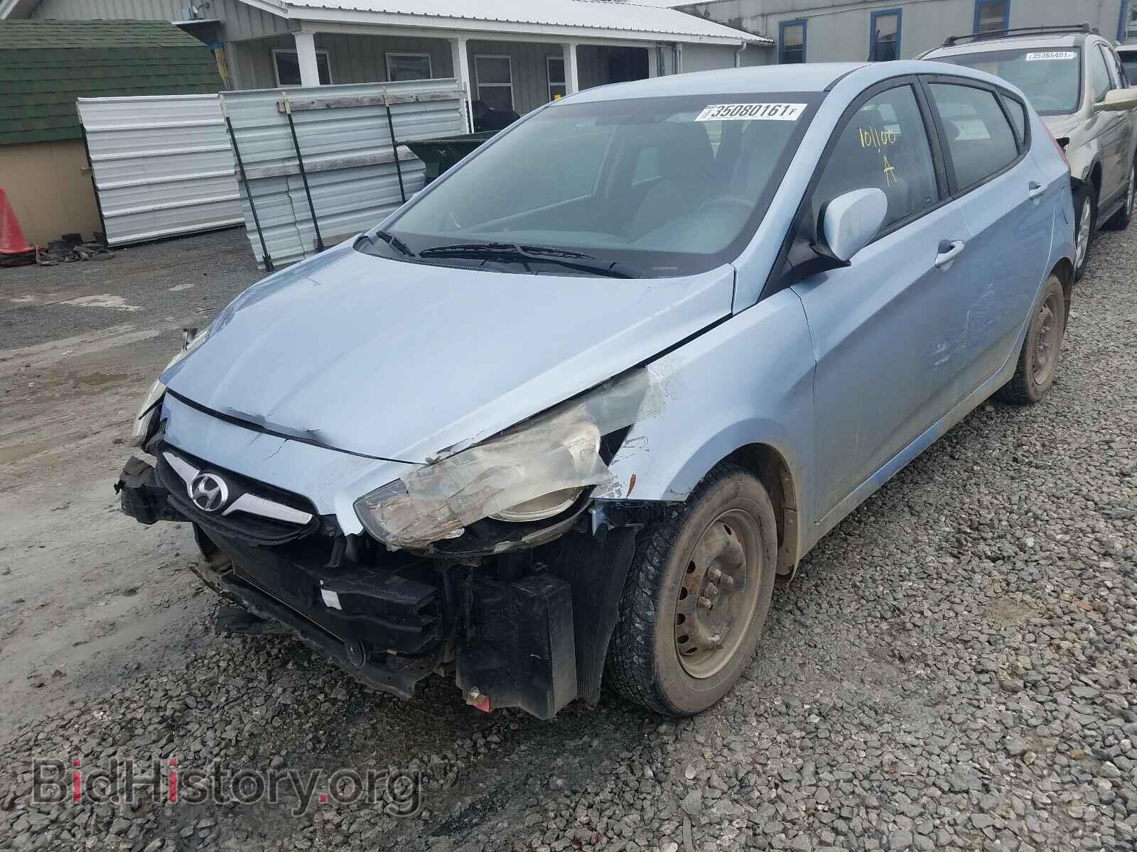 2013 HYUNDAI ACCENT - VIN: KMHCT5AE7DU100778 - Фото 2