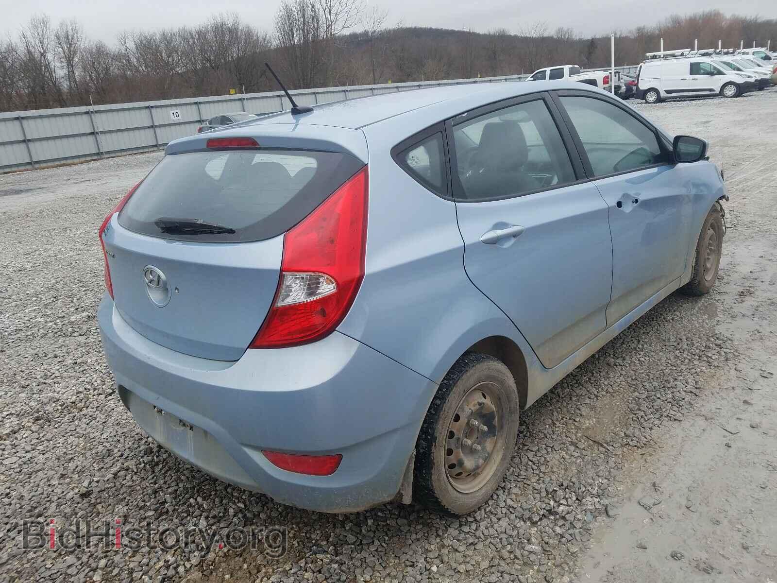 2013 HYUNDAI ACCENT - VIN: KMHCT5AE7DU100778 - Фото 4