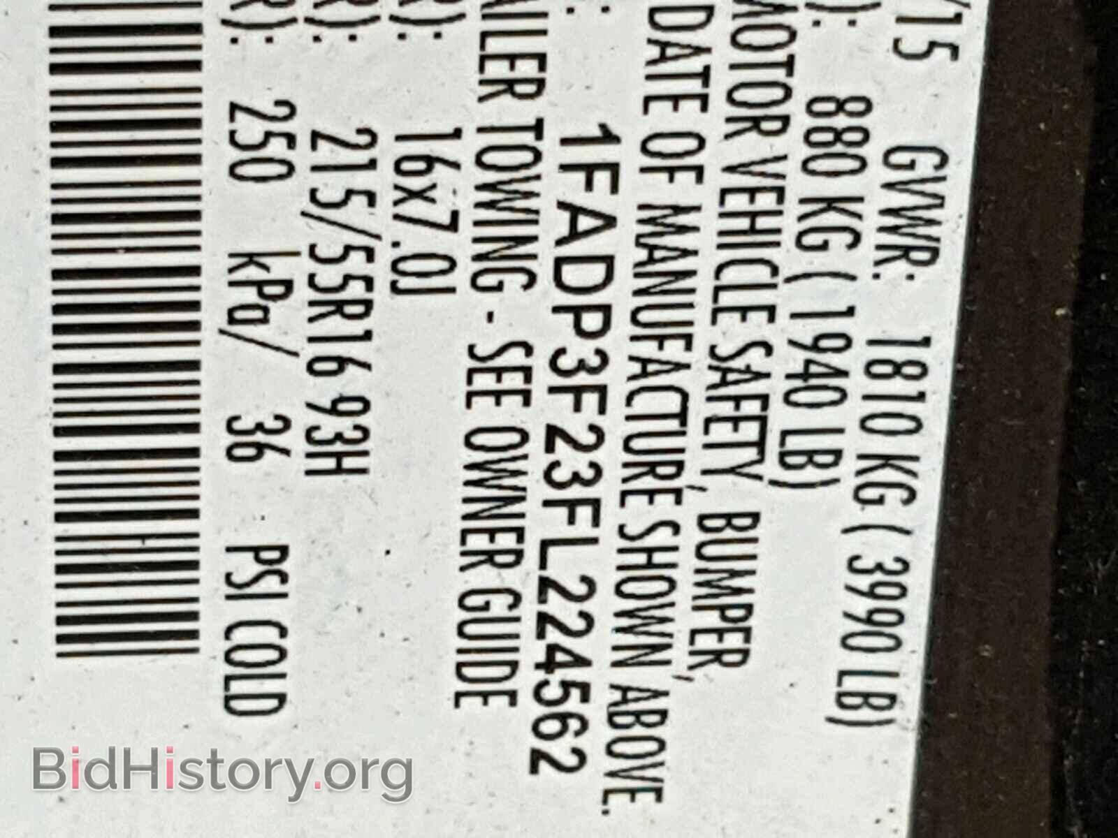 2015 FORD FOCUS - VIN: 1FADP3F23FL224562 - Фото 10