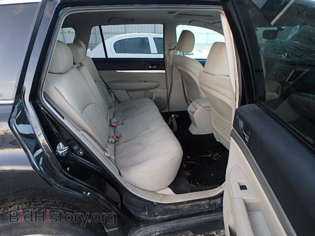 2011 SUBARU OUTBACK - VIN: 4S4BRBHC5B1398114 - Фото 6
