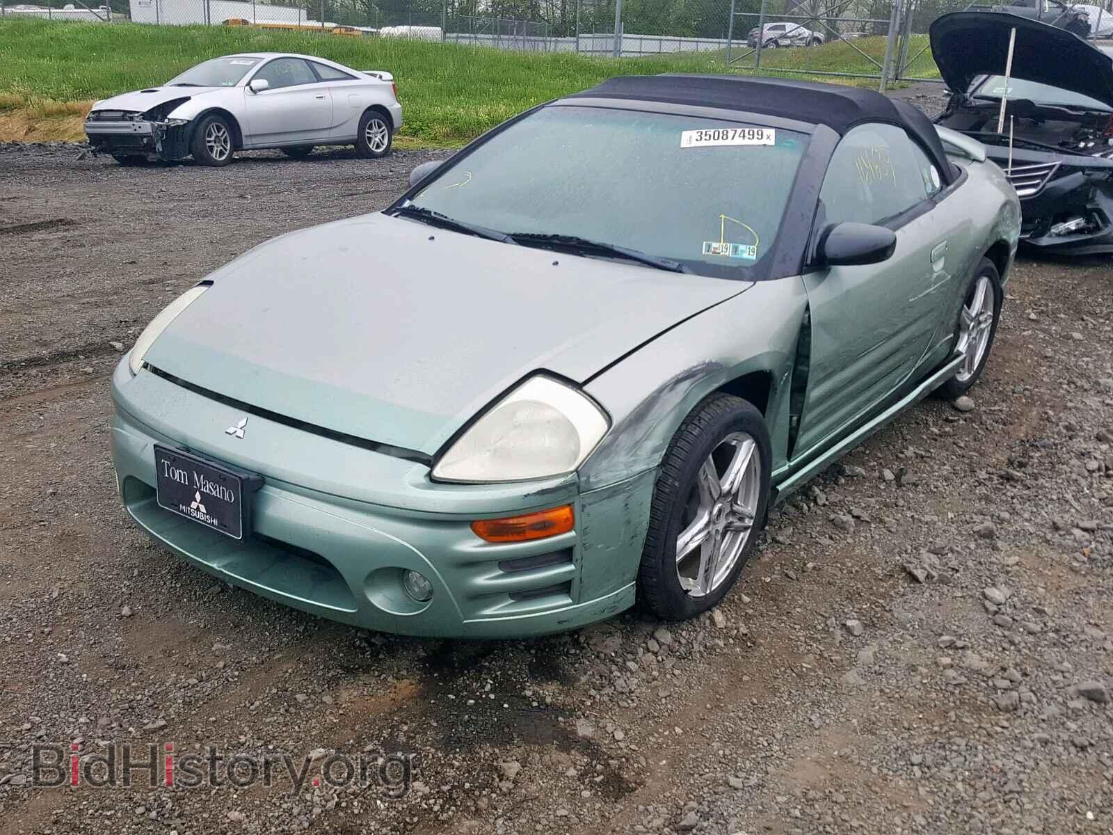 2003 MITSUBISHI ECLIPSE - VIN: 4A3AE75H33E065118 - Фото 2
