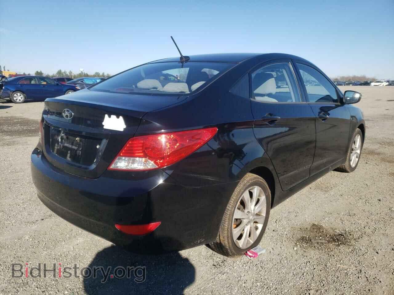 2012 HYUNDAI ACCENT - VIN: KMHCU4AE7CU118137 - Фото 4