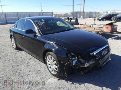 2012 Audi A4 A4 Premium, black — VIN WAUBFAFL9CN005779, Copart