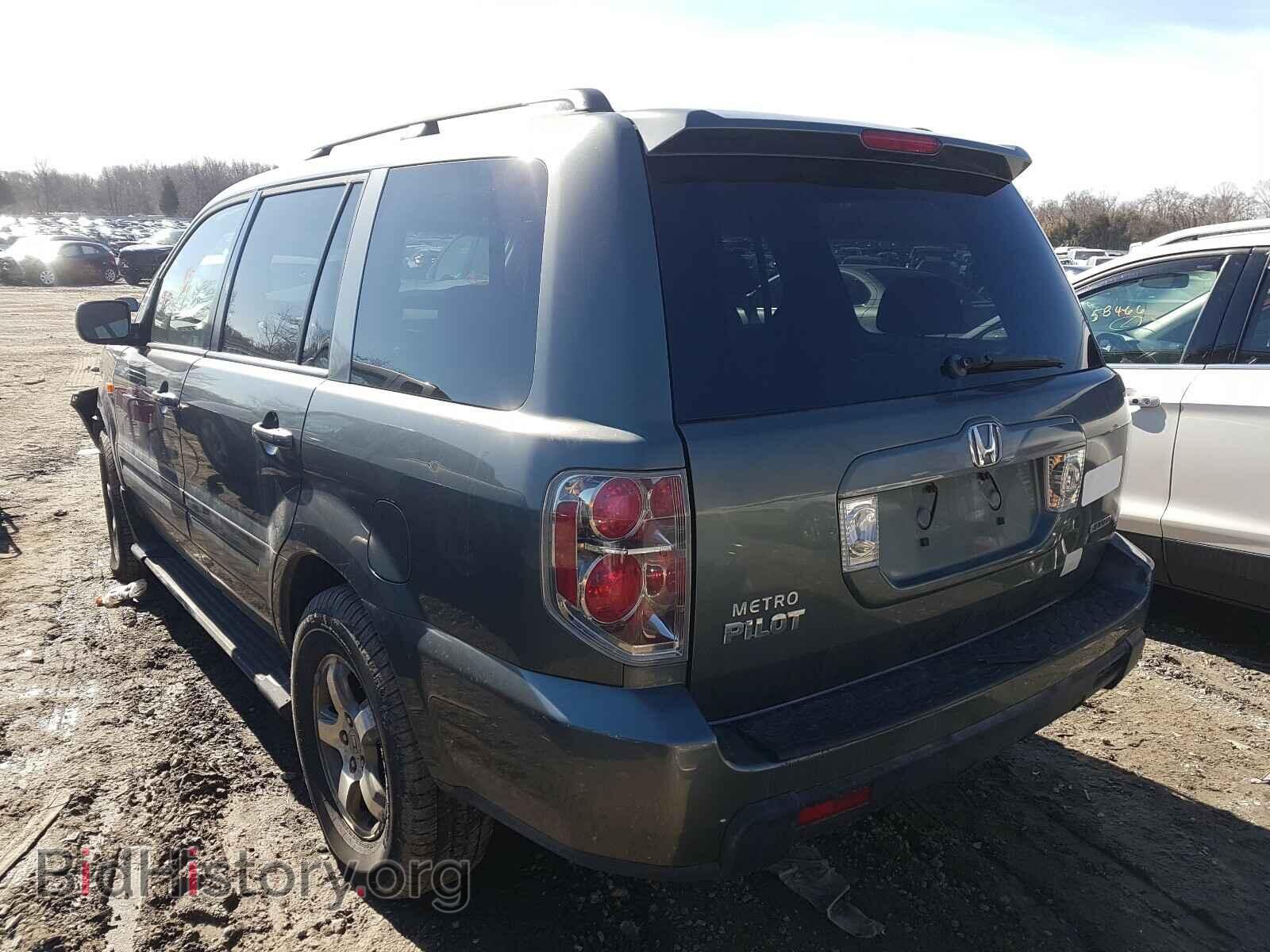 2007 HONDA PILOT - VIN: 2HKYF185X7H534613 - Фото 3