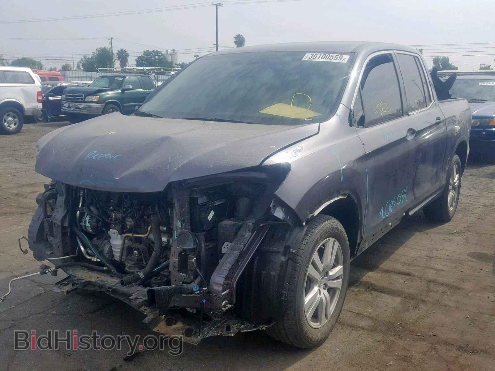 2017 HONDA RIDGELINE - VIN: 5FPYK2F20HB009710 - Фото 2